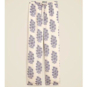 NWT J.Crew Retail XXS New Soleil pant in blooming lilac block print